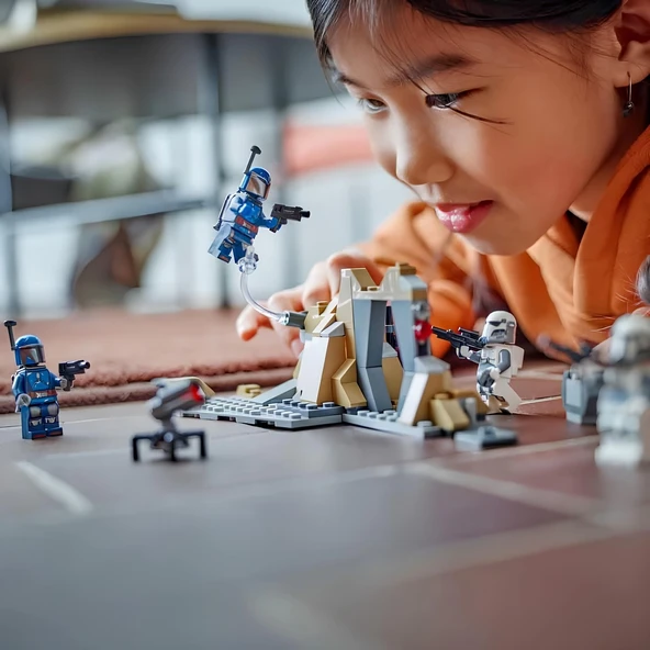 LEGO Star Wars: The Mandalorian Mandalore Pususu Savaş Paketi 75373 - Resim 8