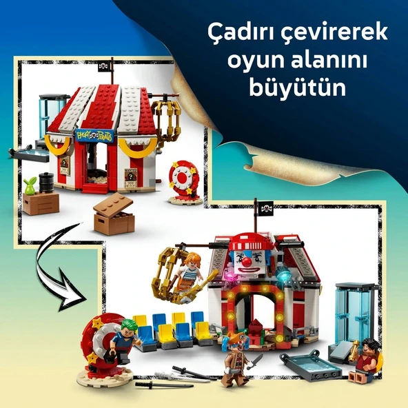 LEGO ONE PIECE Palyaço Buggy'nin Sirk Çadırı 75637 - Resim 4