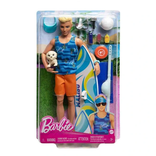 Barbie Ken Sörf Yapıyor Oyun Seti - 5
