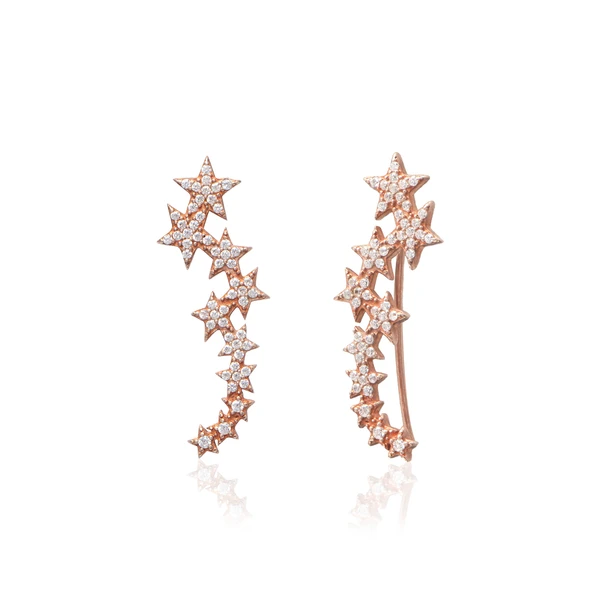 EMILIANO JEWELLERY SİLVER 925 AYAR ZİRKON TAŞLI YILDIZ KÜPE