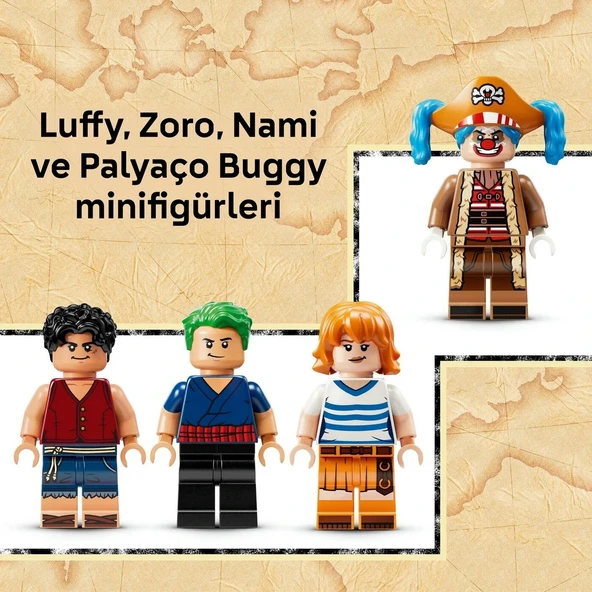 LEGO ONE PIECE Palyaço Buggy'nin Sirk Çadırı 75637 - Resim 3
