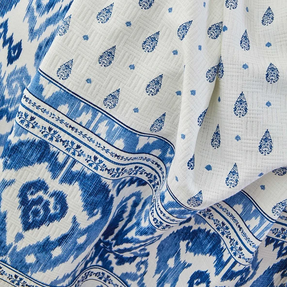 Karaca Home Melina %100 Pamuk Çift Kişilik Pike Hediyeli Nevresim Takımı ürün görseli