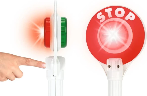 Işıklı Pilli Trafik Oyun Seti (Dur - Geç) - Resim 2