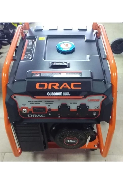 Orac OJ8000E 6.5 Kw Marşlı Monofaze Benzinli Jeneratör - 2