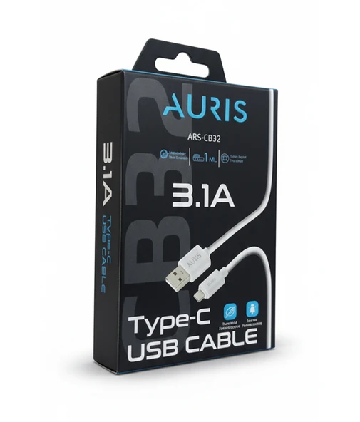 Auris CB32 Type-C USB Kablo (1m)