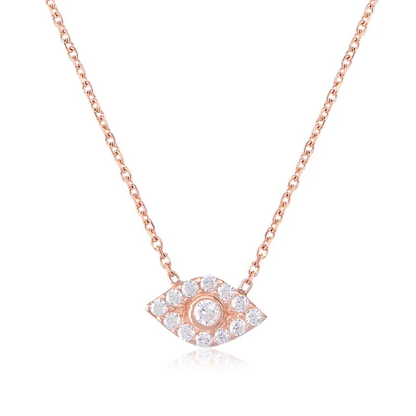 EMILIANO JEWELLERY 925 AYAR GÜMÜŞ GÖZ OBJELİ KOLYE