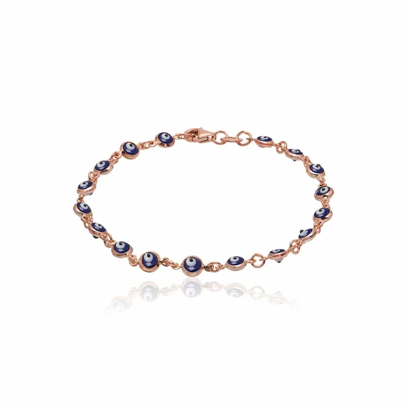 EMILIANO JEWELLERY SİLVER 925 AYAR GÜMÜŞ GÖZ BONCUK BİLEKLİK