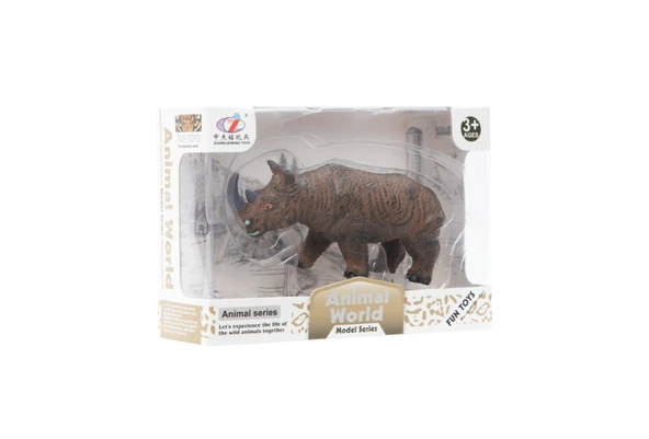 Kutulu Model Figür Hayvan Gergedan - 2