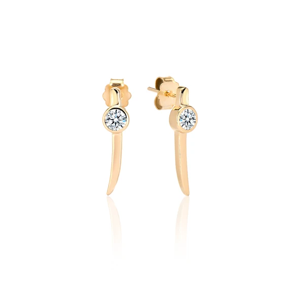 EMILIANO JEWELLERY 925 AYAR MİNELİ ÇİÇEK KÜPE