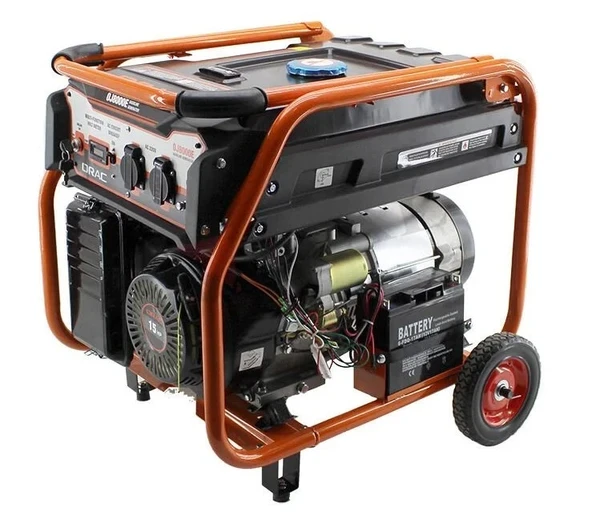 Orac OJ8000E 6.5 Kw Marşlı Monofaze Benzinli Jeneratör