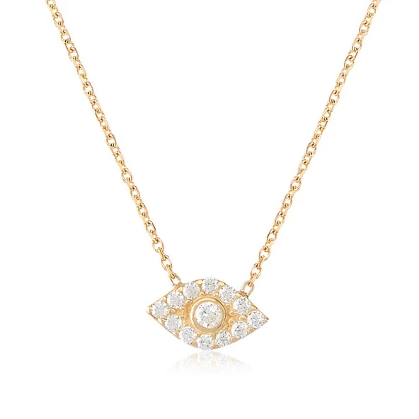 EMILIANO JEWELLERY 925 AYAR GÜMÜŞ GÖZ OBJELİ KOLYE