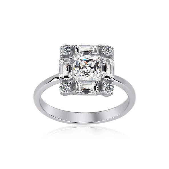 Gümüş Altın Kaplama Kare Taşlı Gümüş Yüzükler, son trend tasarımlar listesinde! Jwlera.com a hemen tıkla kampanyaları kaçırma!