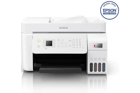 Epson EcoTank L5296 Wi-Fi+Tarayıcı+Fotokopi+Faks Çok Fonksiyonlu Tanklı Yazıcı - BEYAZ ürün görseli