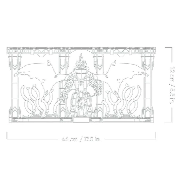 Lego icons Yüzüklerin Efendisi: Balrog™ Kitaplık Dekoru 10367 - Resim 4