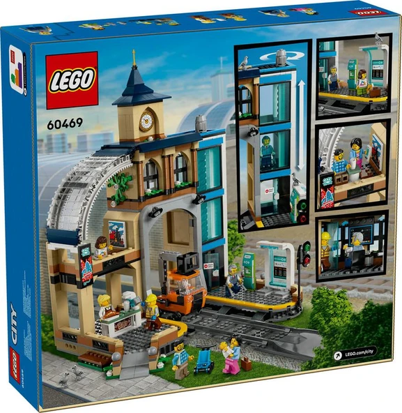 Lego City 60469 Merkez Tren İstasyonu - Resim 3