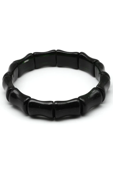 Yeşil Yılıdız Taşı Bileklik 10 x 16 mm Özel Kesim - Resim 2