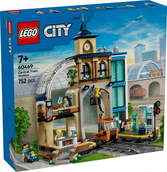 Lego City 60469 Merkez Tren İstasyonu ürün görseli