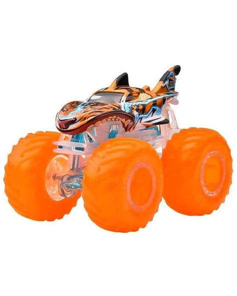 Hot Wheels Monster Trucks Power Smashers Tiger Shark 1:64 Die Cast Araç HYJ21 - Resim 2