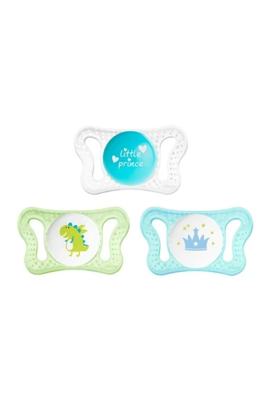 Chicco Physio Micro Ikili Silikon Emzik 0-2 Ay - Erkek - Resim 2