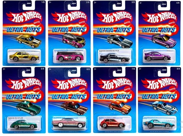 Hot Wheels Ultra Hots 8'li Set HDG52 ürün görseli