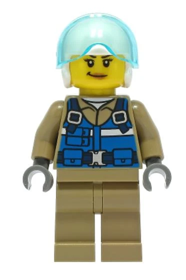 Lego Minifigür - Wildlife Rescue Pilot - Female cty1307 ürün görseli 1