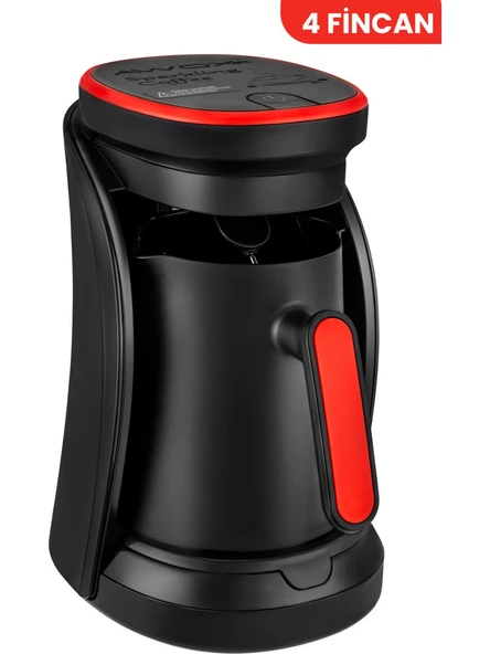 Awox Sparkling Nar Çiçeği Renkli Elektrikli Kahve Makinesi - Resim 4