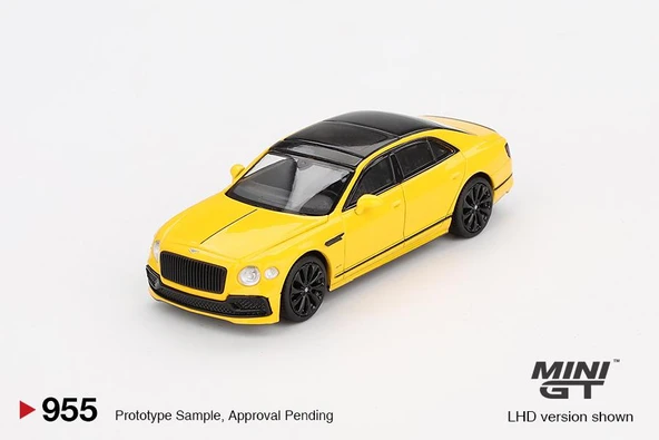 Mini GT Bentley Flying Spur Monaco Yellow 955 - Resim 2