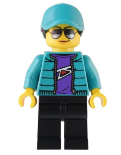 Lego Minifigür - Custom Car Garage Driver cty1537 ürün görseli 1