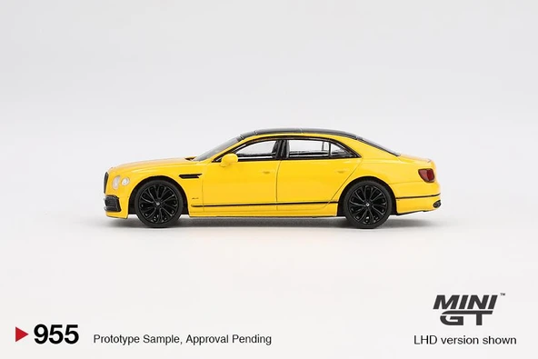 Mini GT Bentley Flying Spur Monaco Yellow 955 - Resim 4