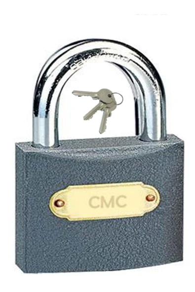 Cmc Döküm Asma Kilit 3 Anahtarlı 63 Mm - 2