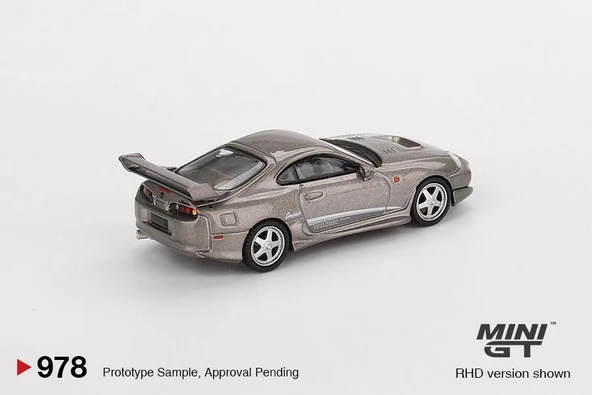 Mini GT Toyota Supra VeilSide Combat V-II Combat Grey 978 - Resim 3