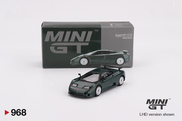 Mini GT Bugatti EB110 GT Verde Scuro 968 ürün görseli