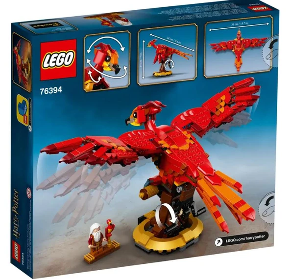 Lego Harry Potter Fawkes Dumbledore’s Phoenix 76394 - Resim 4
