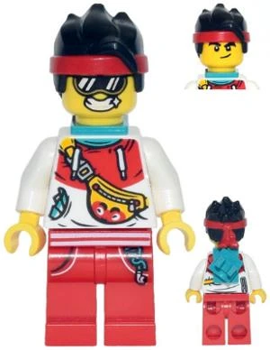 Lego Minifigür Monkie Kid Tourist Outfit mk066 ürün görseli
