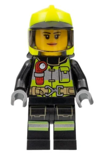 Lego Minifigür Fire Female cty1371 ürün görseli 1