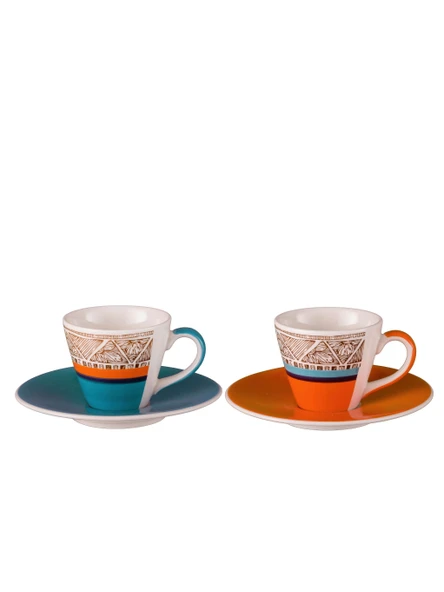 Tribal Art Seramik Espresso Fincan Seti 1 Adet ürün görseli