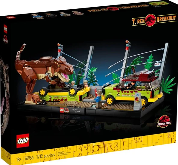 Lego Jurassic World T-Rex Kaçışı 76956 ürün görseli