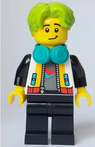 Lego Minifigür DJ Male White Jacket cty1653 ürün görseli 1