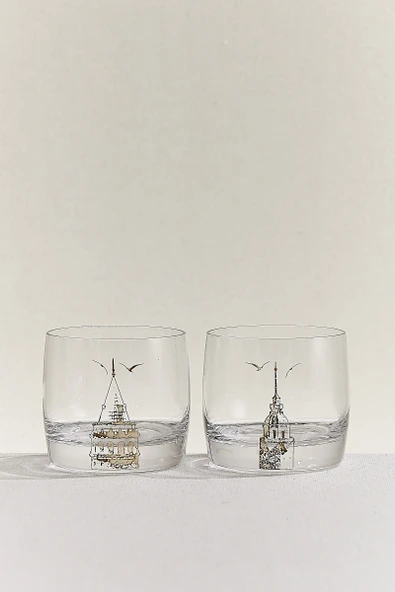 Kuleler Viski Bardağı Seti 1 Adet