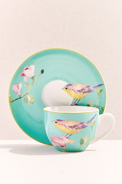 Aşiyan Porselen Espresso Fincanı Mavi 1 Adet ürün görseli