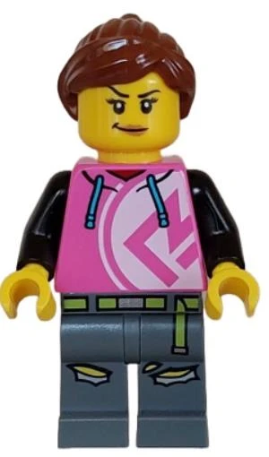 Lego Minifigür Kick Scooter Driver Female cty1626 ürün görseli