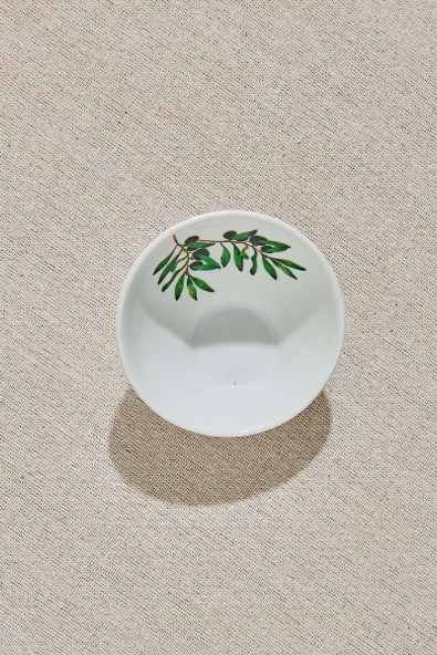 Adatepe Porselen Zeytinyağı Tabağı 1 Adet