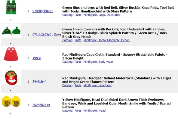 Lego Minifigür Hidden Side Douglas Elton El Fuego hs010 - Resim 2
