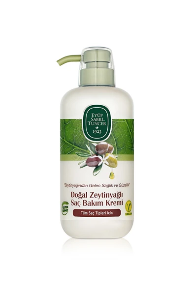 2 ADET  Eyüp Sabri Tuncer Saç Kremi Zeytinyağlı 600 ml ürün görseli 1