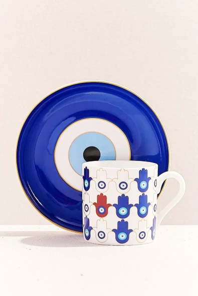 Bereket 2 Porselen Espresso Fincanı Lacivert 1 Adet ürün görseli