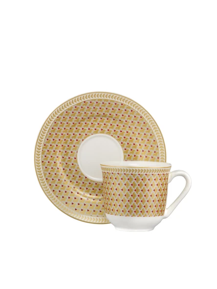 Keyif Porselen Espresso Fincanı Gold 1 Adet ürün görseli