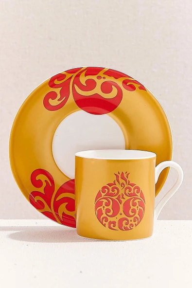 Pomegranate Porselen Espresso Fincanı 1 Adet ürün görseli