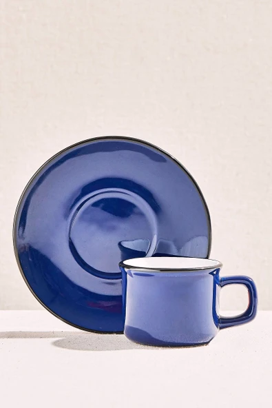 Electrum Seramik Espresso Fincanı Lacivert 1 Adet ürün görseli