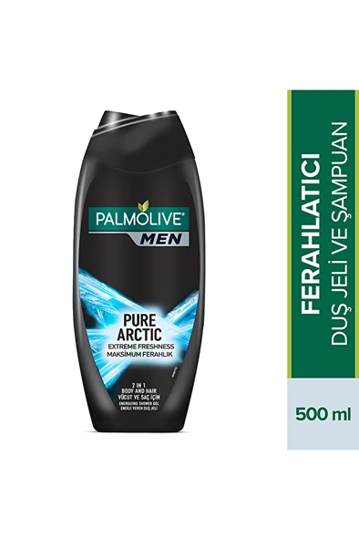 2 ADET  Palmolive Duş Jeli 500 Ml Men Pure Arctic ürün görseli 1