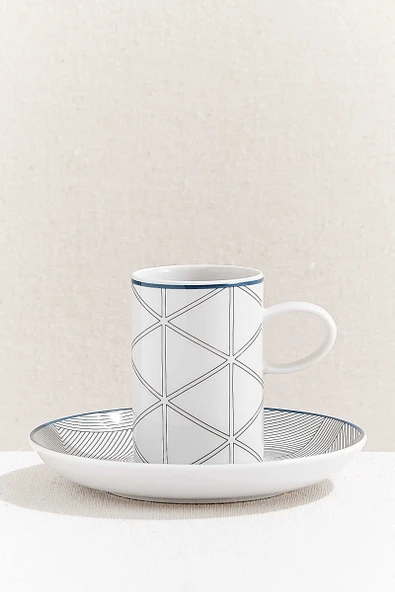 Orquestra Porselen Espresso Fincanı Krem Gri 1 Adet ürün görseli